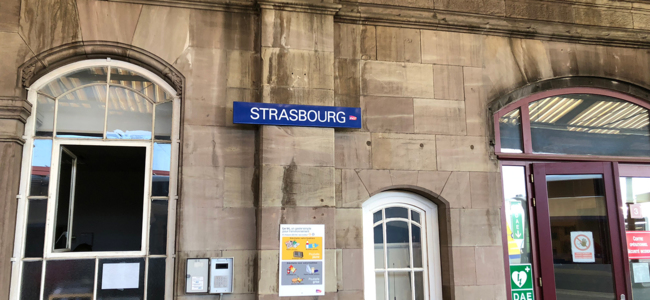 Chantier d'extension de la gare de Strasbourg